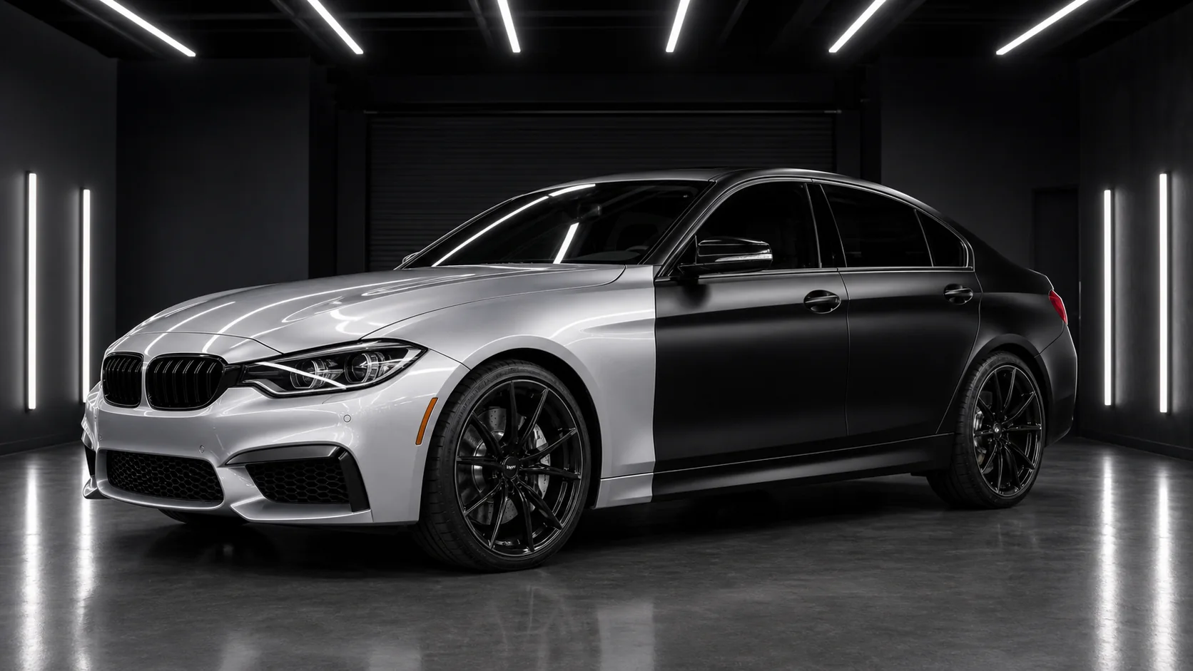 Clear paint protection film installation example
